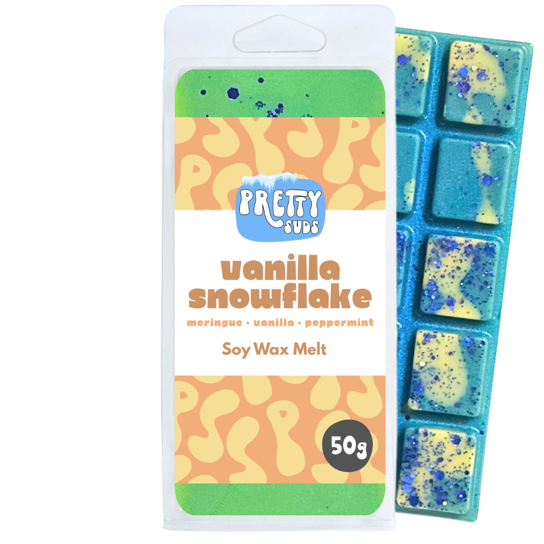 Vanilla Snowflake Soy Wax Melt Bar 50g