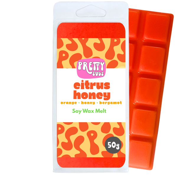 Citrus Honey Soy Wax Melt Bar 50g