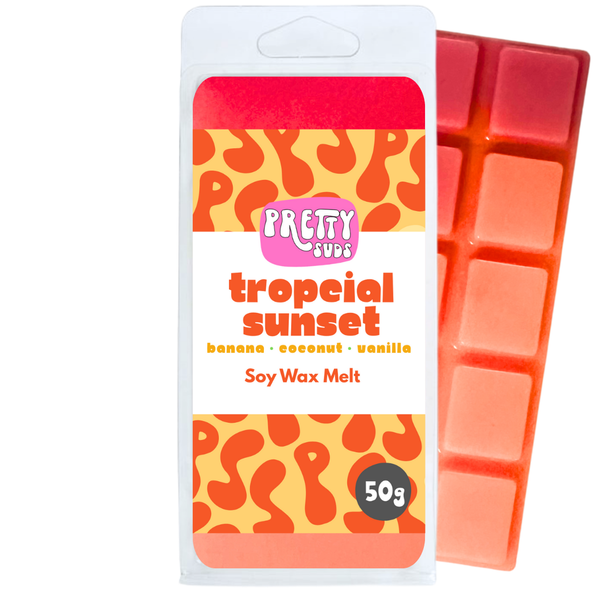 Tropical Sunset Soy Wax Melt Bar 50g