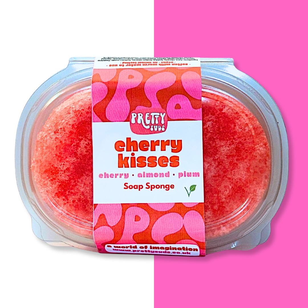 Cherry Kisses Soap Sponge 200g