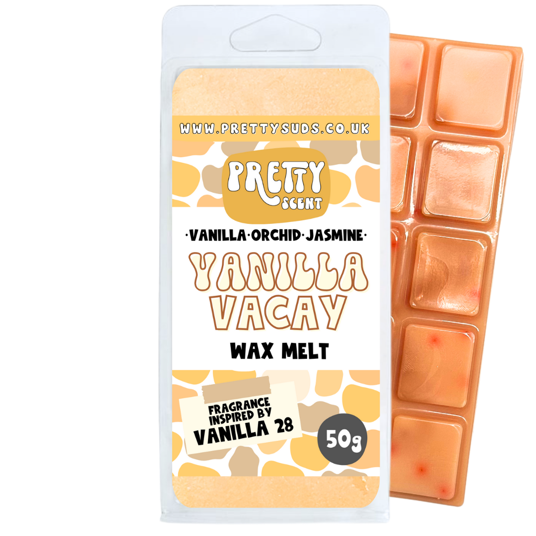 Vanilla Vacay Wax Melt Bar 50g