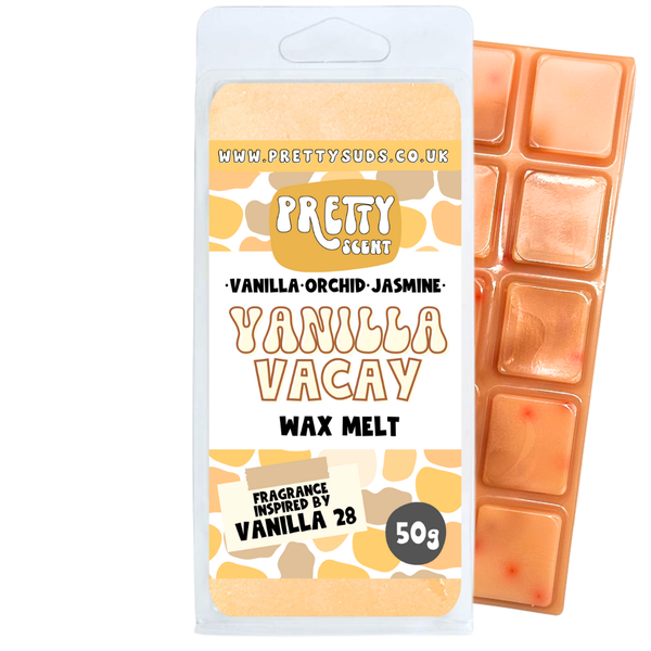 Vanilla Vacay Wax Melt Bar 50g