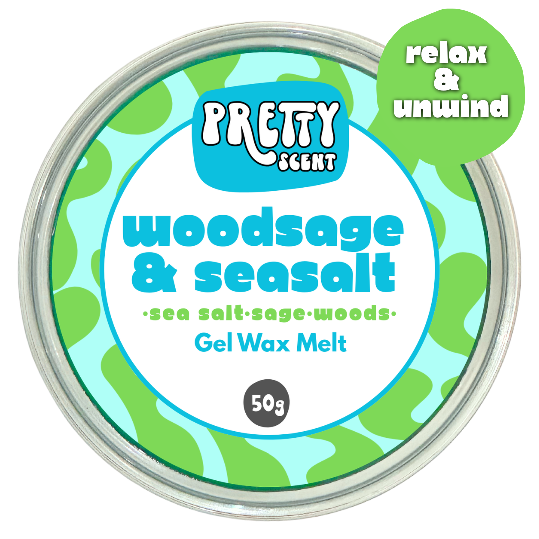 Wood Sage and Sea Salt Gel Wax Melt 50g