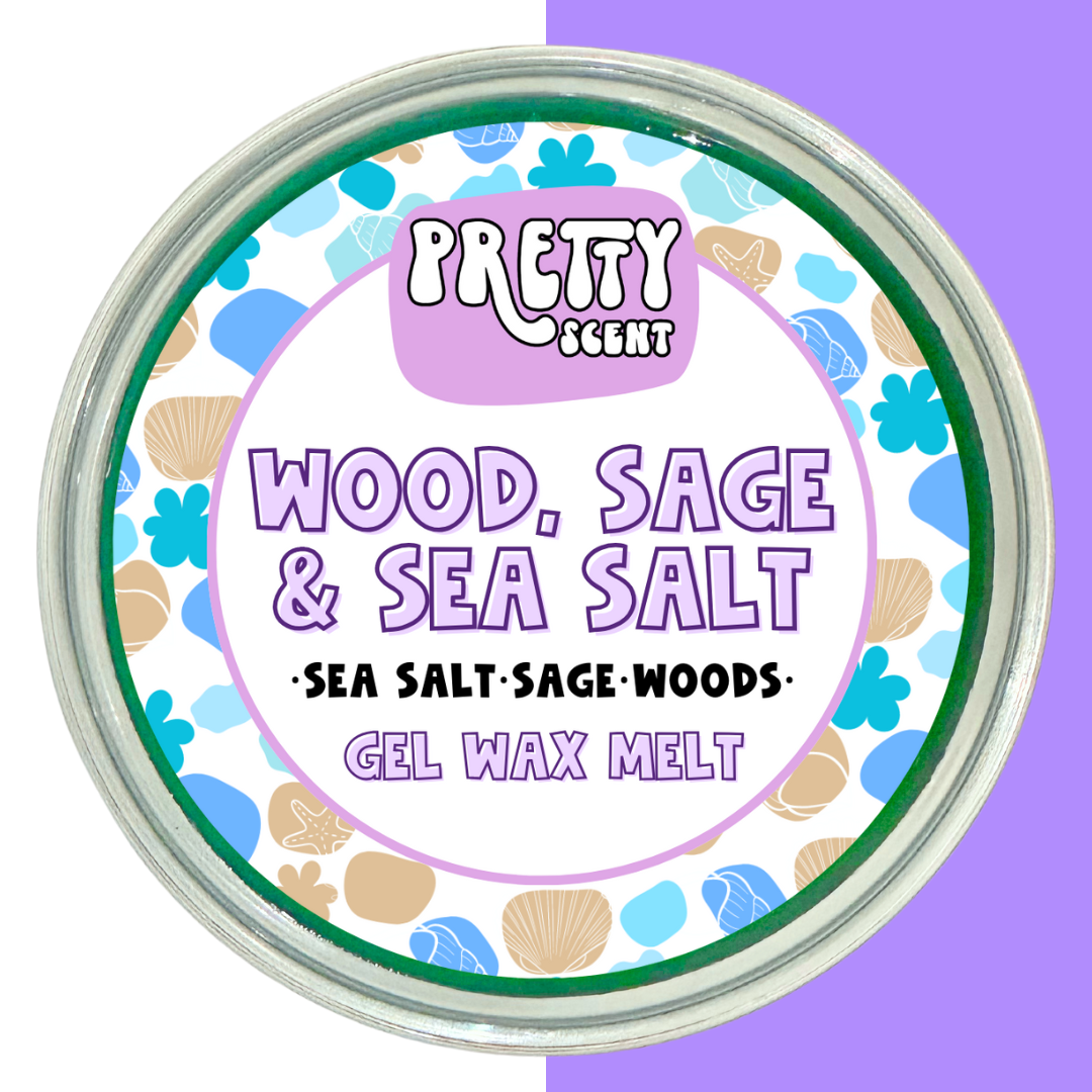 Wood Sage and Sea Salt Gel Wax Melt 45g