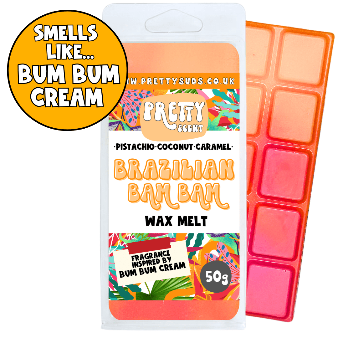 Brazilian Bam Bam Soy Wax Melt Bar 50g - Pretty Suds UK