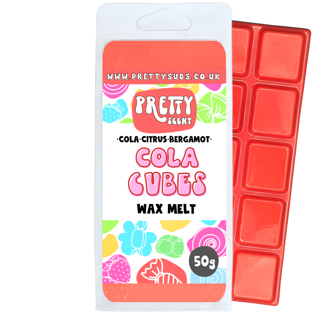 Cola Cubes Soy Wax Melt Bar 50g - Pretty Suds UK