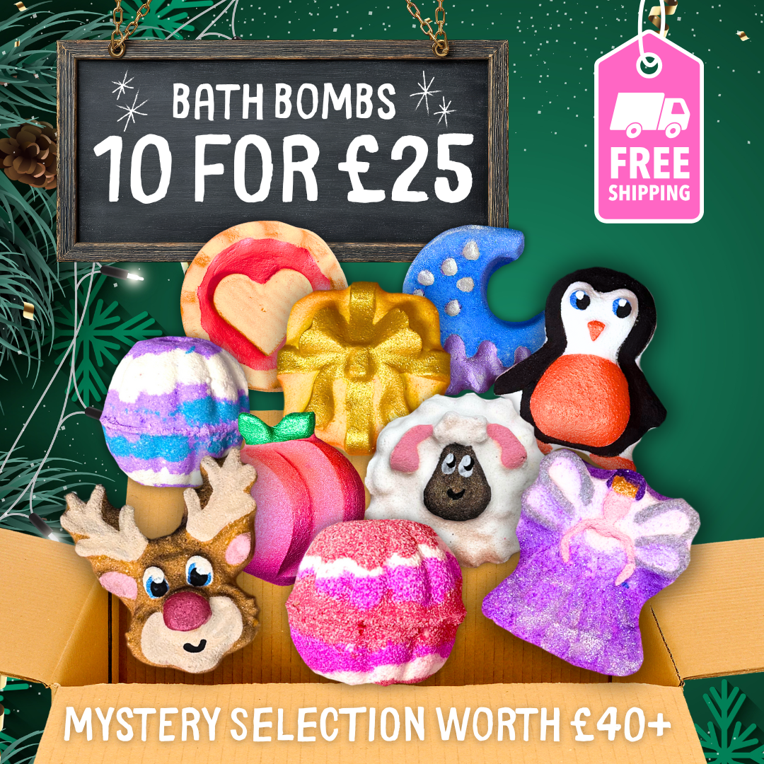 10 Bath Bombs for £25 – Mystery Mega Bundle