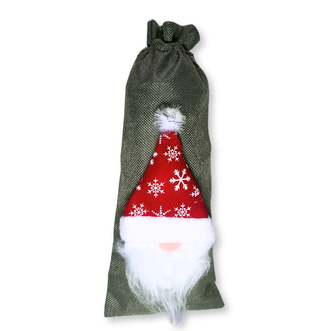 Festive Gonk Bottle Gift Bag