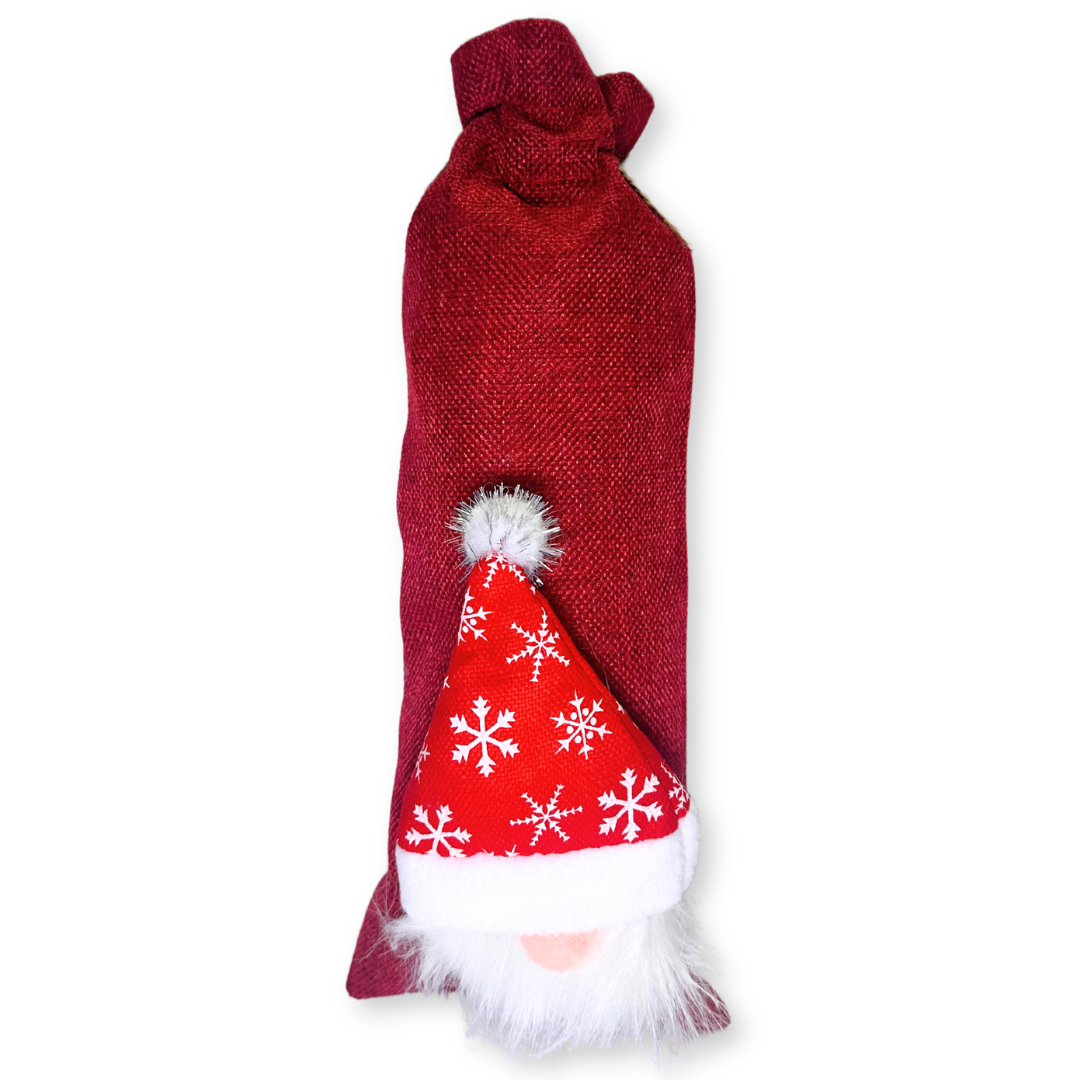 Festive Gonk Bottle Gift Bag