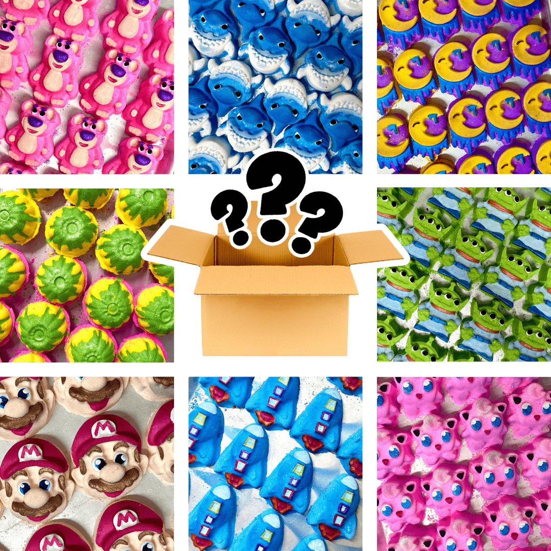 Mystery Box: Six Bath Bombs A Mix Of Both - Pretty Suds UK