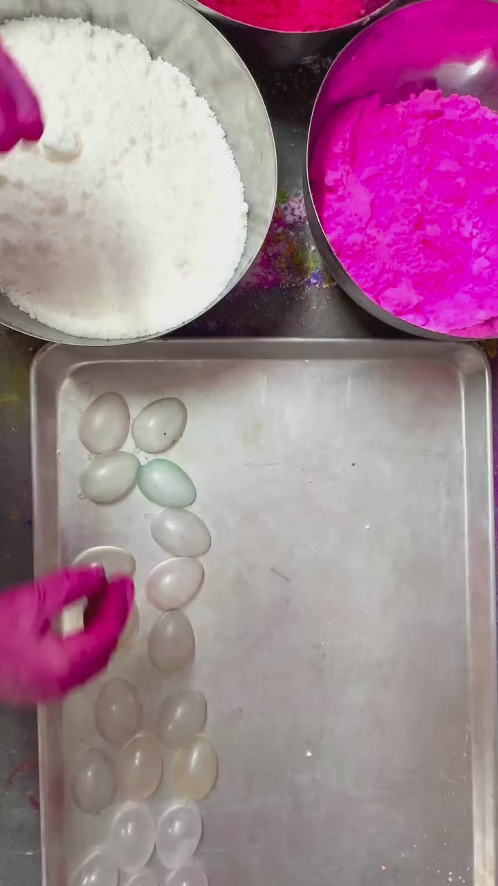 Strawberry Milkshake Egg Bath Bomb