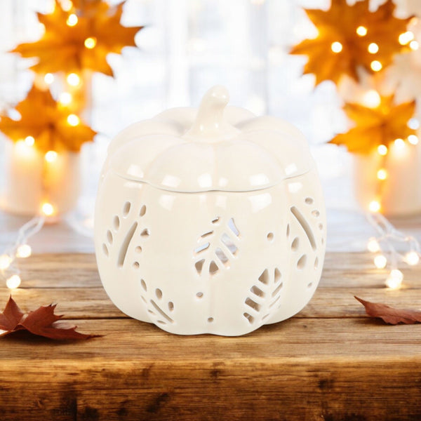 Pumpkin Patch (Cream) Wax Melt Burner - Pretty Suds UK
