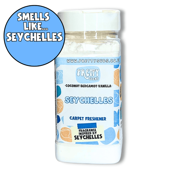 Seychelles Carpet Freshener Shaker Tub - Pretty Suds UK
