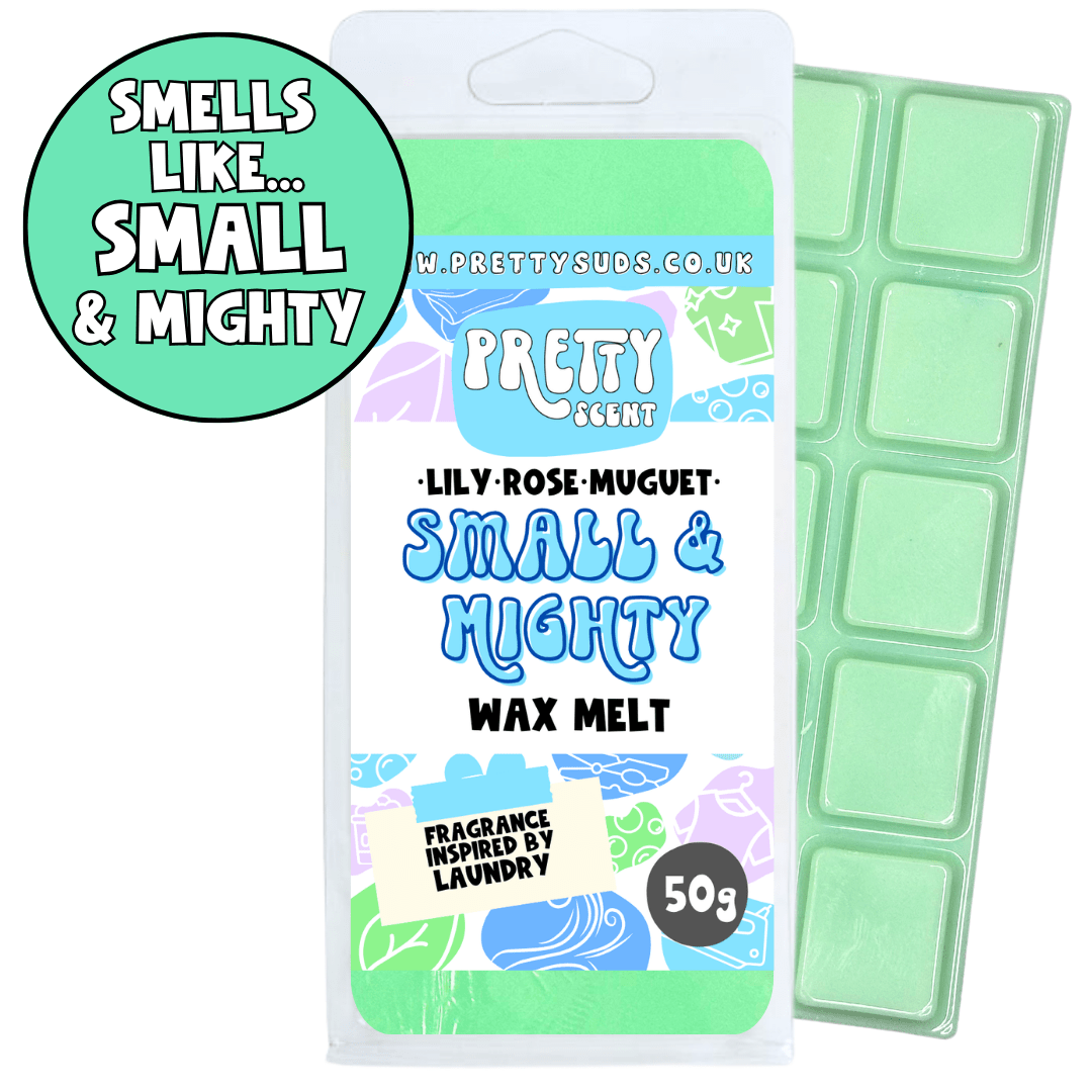 Small & Mighty Soy Wax Melt Bar 50g - Pretty Suds UK