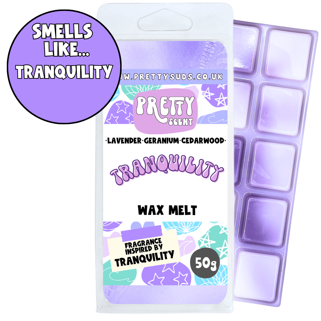 Tranquility Soy Wax Melt Bar 50g - Pretty Suds UK