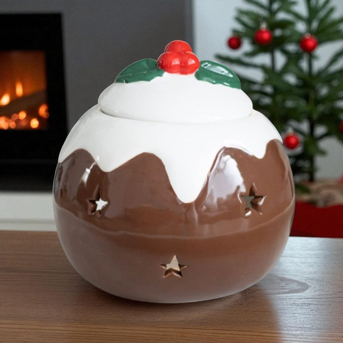 Christmas Pudding Wax Melt Burner