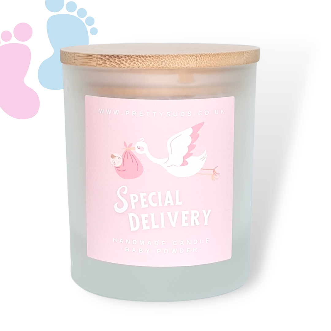 Special Delivery Candle Pink 220g