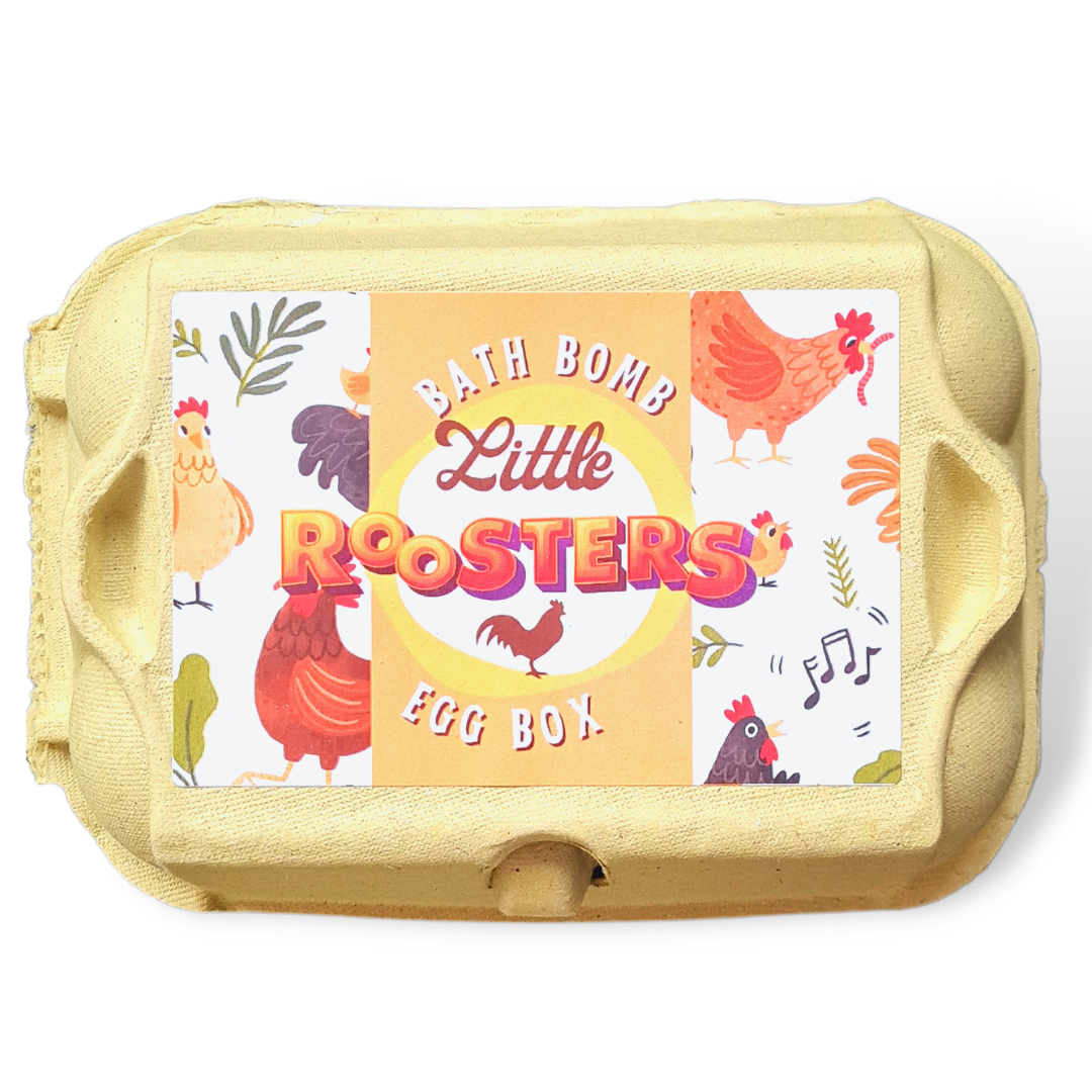 Little Roosters Bath Bomb Egg Box 450g
