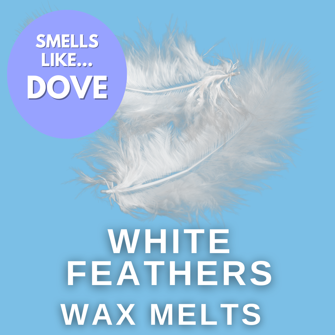 White Feathers Soy Wax Melt Box 50g